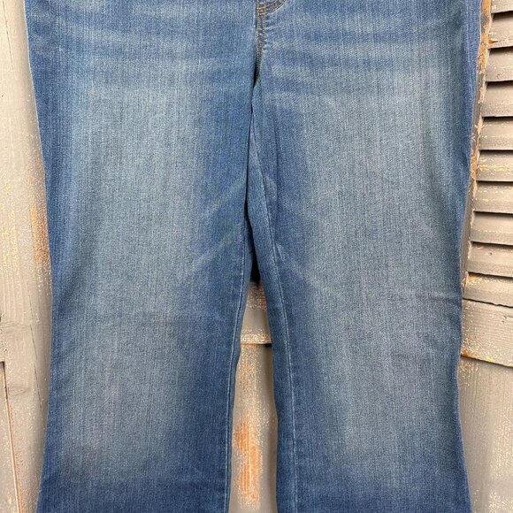 Spanx Flare Denim Jeans Vintage Indigo Sz 1X NWT - Picture 4 of 13